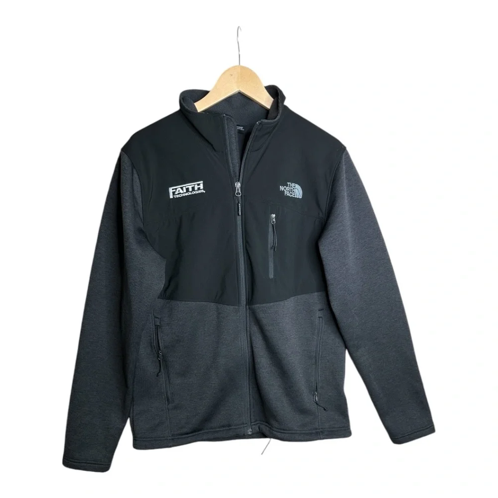 The‎ North Face Men's Fleece Jacket Pleather Mono Patch Size Medium